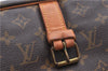 Auth Louis Vuitton Monogram Saumur 35 Shoulder Cross Body Bag M42254 LV 6691D