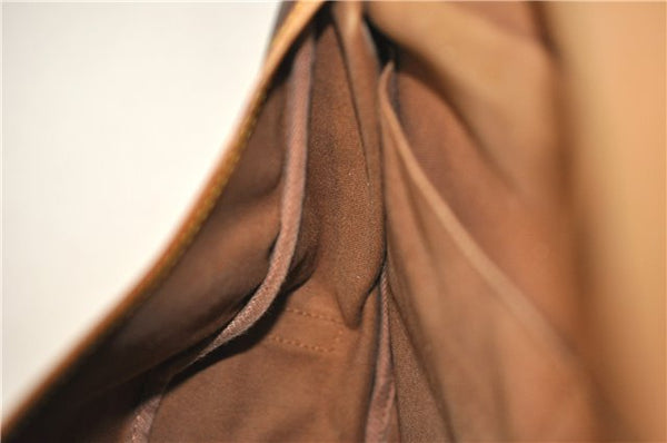 Auth Louis Vuitton Monogram Saumur 35 Shoulder Cross Body Bag M42254 LV 6691D