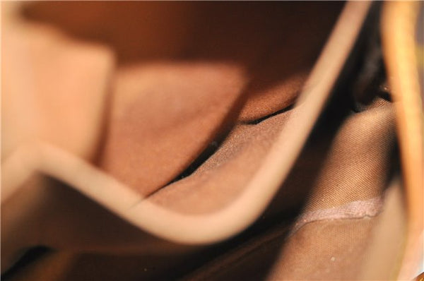 Auth Louis Vuitton Monogram Saumur 35 Shoulder Cross Body Bag M42254 LV 6691D