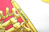 Authentic HERMES Carre 90 Scarf "LES CAVALIERS D'OR " Silk Pink Box 6691E