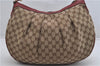 Authentic GUCCI Sukey Shoulder Bag GG Canvas Leather 232955 Brown 6691F