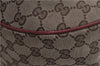 Authentic GUCCI Sukey Shoulder Bag GG Canvas Leather 232955 Brown 6691F