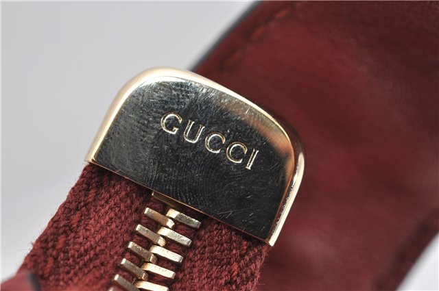 Authentic GUCCI Sukey Shoulder Bag GG Canvas Leather 232955 Brown 6691F