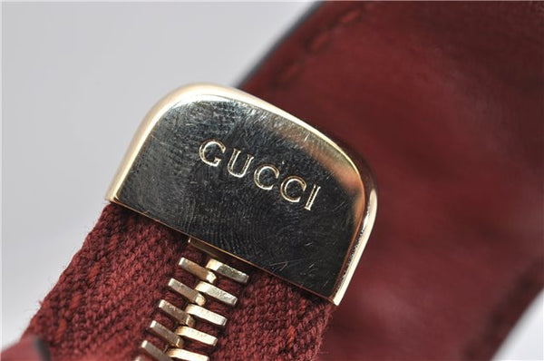 Authentic GUCCI Sukey Shoulder Bag GG Canvas Leather 232955 Brown 6691F