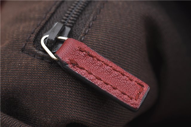 Authentic GUCCI Sukey Shoulder Bag GG Canvas Leather 232955 Brown 6691F