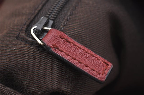 Authentic GUCCI Sukey Shoulder Bag GG Canvas Leather 232955 Brown 6691F