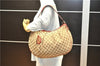 Authentic GUCCI Sukey Shoulder Bag GG Canvas Leather 232955 Brown 6691F