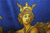Authentic HERMES Carre 90 Scarf "LES TUILERIES " Silk Blue Green Box 6692E