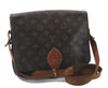 Auth LOUIS VUITTON Monogram Cartouchiere GM Shoulder Cross Bag M51252 LV 6693C