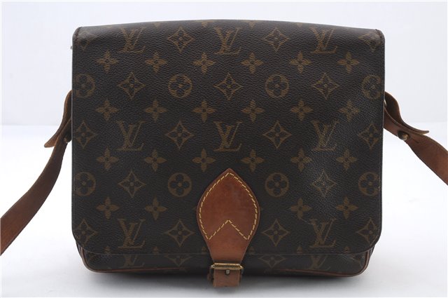 Auth LOUIS VUITTON Monogram Cartouchiere GM Shoulder Cross Bag M51252 LV 6693C