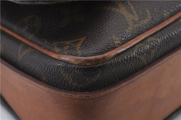 Auth LOUIS VUITTON Monogram Cartouchiere GM Shoulder Cross Bag M51252 LV 6693C