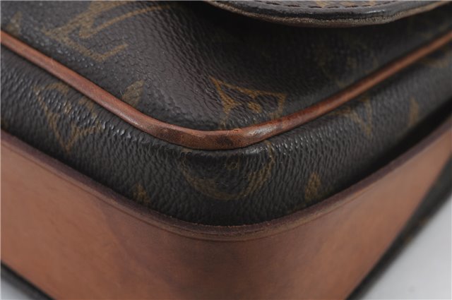 Auth LOUIS VUITTON Monogram Cartouchiere GM Shoulder Cross Bag M51252 LV 6693C