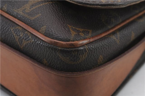 Auth LOUIS VUITTON Monogram Cartouchiere GM Shoulder Cross Bag M51252 LV 6693C