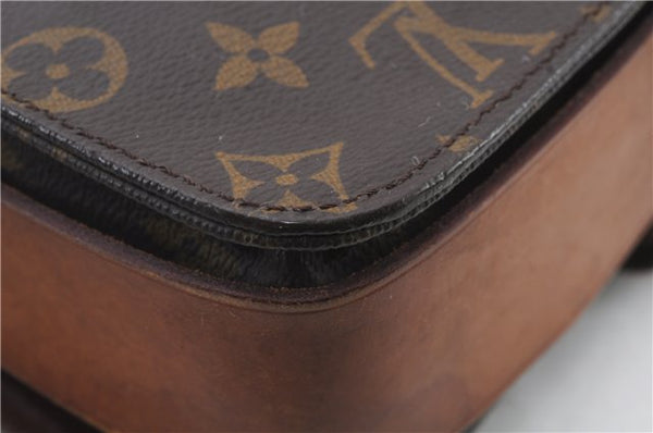Auth LOUIS VUITTON Monogram Cartouchiere GM Shoulder Cross Bag M51252 LV 6693C