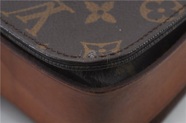 Auth LOUIS VUITTON Monogram Cartouchiere GM Shoulder Cross Bag M51252 LV 6693C