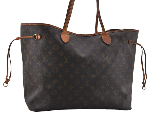 Authentic Louis Vuitton Monogram Neverfull GM Tote Bag M40157 LV 6693D