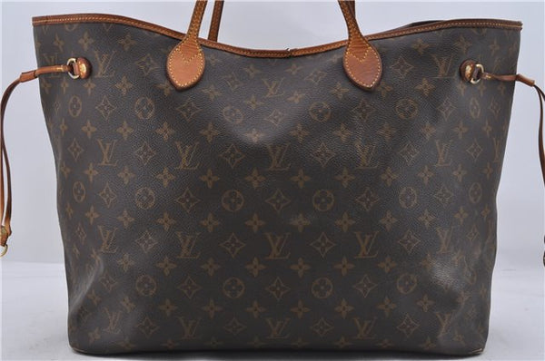 Authentic Louis Vuitton Monogram Neverfull GM Tote Bag M40157 LV 6693D