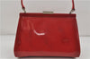 Authentic GUCCI Vintage Shoulder Hand Bag Purse Leather Red 6694D