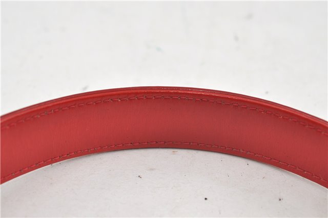 Authentic GUCCI Vintage Shoulder Hand Bag Purse Leather Red 6694D