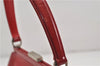 Authentic GUCCI Vintage Shoulder Hand Bag Purse Leather Red 6694D