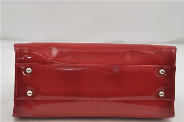 Authentic GUCCI Vintage Shoulder Hand Bag Purse Leather Red 6694D
