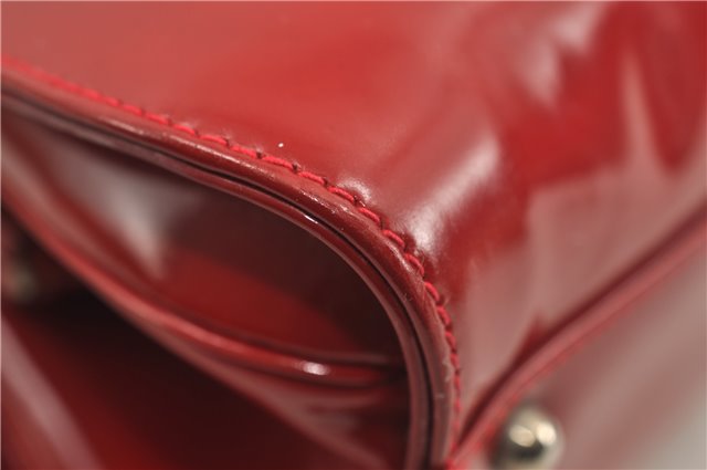 Authentic GUCCI Vintage Shoulder Hand Bag Purse Leather Red 6694D