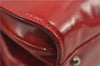 Authentic GUCCI Vintage Shoulder Hand Bag Purse Leather Red 6694D