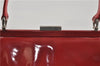 Authentic GUCCI Vintage Shoulder Hand Bag Purse Leather Red 6694D