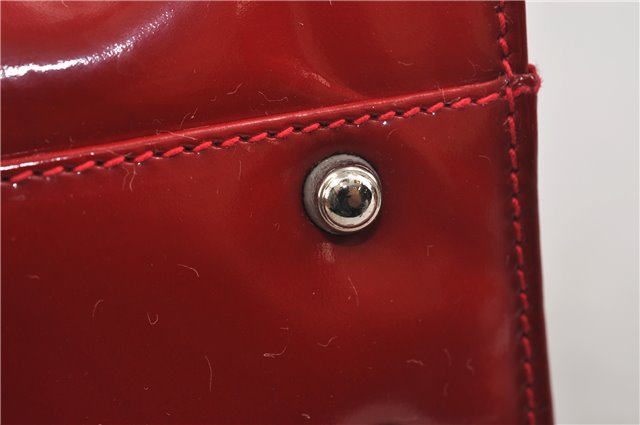 Authentic GUCCI Vintage Shoulder Hand Bag Purse Leather Red 6694D