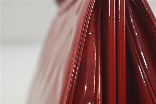 Authentic GUCCI Vintage Shoulder Hand Bag Purse Leather Red 6694D