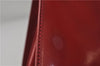 Authentic GUCCI Vintage Shoulder Hand Bag Purse Leather Red 6694D