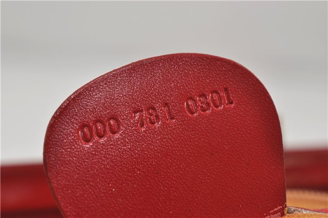 Authentic GUCCI Vintage Shoulder Hand Bag Purse Leather Red 6694D