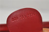 Authentic GUCCI Vintage Shoulder Hand Bag Purse Leather Red 6694D