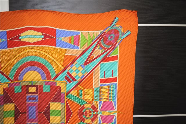 Authentic HERMES Pleats Scarf 