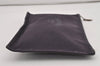 Authentic HERMES Vintage Yachting GM Pouch Purse Canvas Purple 6697I