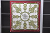 Authentic HERMES Carre 90 Scarf "Guivreries" Silk Bordeaux Red 6698C