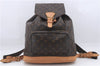 Authentic Louis Vuitton Monogram Montsouris GM Backpack M51135 LV 6698D