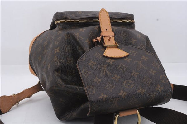 Authentic Louis Vuitton Monogram Montsouris GM Backpack M51135 LV 6698D