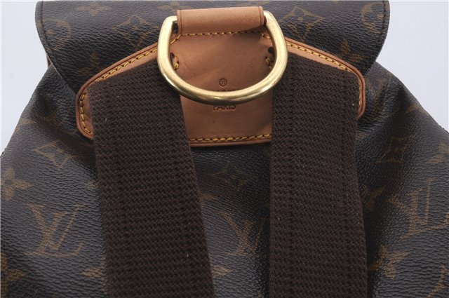 Authentic Louis Vuitton Monogram Montsouris GM Backpack M51135 LV 6698D