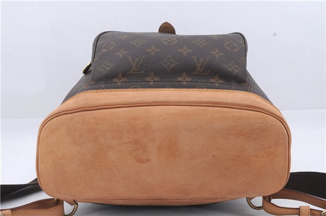 Authentic Louis Vuitton Monogram Montsouris GM Backpack M51135 LV 6698D