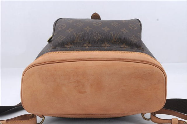Authentic Louis Vuitton Monogram Montsouris GM Backpack M51135 LV 6698D