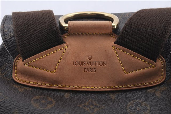 Authentic Louis Vuitton Monogram Montsouris GM Backpack M51135 LV 6698D
