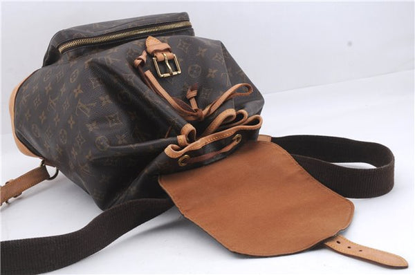 Authentic Louis Vuitton Monogram Montsouris GM Backpack M51135 LV 6698D