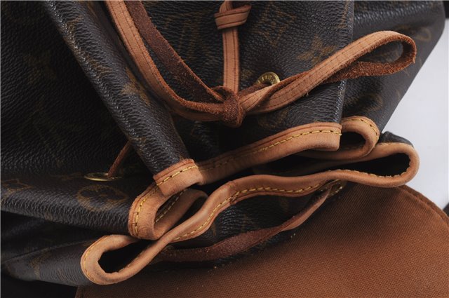 Authentic Louis Vuitton Monogram Montsouris GM Backpack M51135 LV 6698D