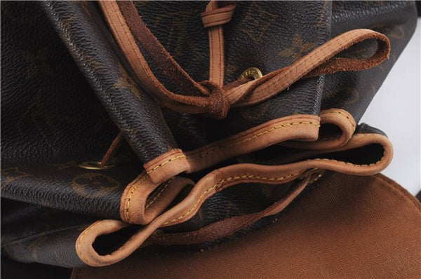 Authentic Louis Vuitton Monogram Montsouris GM Backpack M51135 LV 6698D