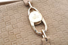 Authentic GUCCI Square GG Shoulder Bag Purse Suede Leather 0014147 Beige 6698I
