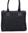 Authentic GUCCI Shoulder Tote Bag Purse GG Canvas Leather 0000855 Black 6699D