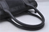 Authentic GUCCI Shoulder Tote Bag Purse GG Canvas Leather 0000855 Black 6699D