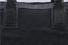 Authentic GUCCI Shoulder Tote Bag Purse GG Canvas Leather 0000855 Black 6699D