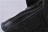 Authentic GUCCI Shoulder Tote Bag Purse GG Canvas Leather 0000855 Black 6699D